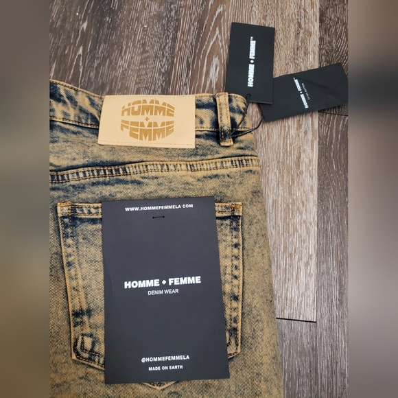 HOMME +FEMME TWILIGHT DENIM MOCHA SIZE 30 - Picture 12 of 15